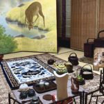 奈良　なら　nara　奈良市　奈良県　奈良観光　夏の奈良　いまなら　いまならキャンペーン　いまならキャンペーン2022プラス　いまなら。地域クーポン　クーポン　利用可能　jr奈良　奈良駅　近鉄奈良　駅前　駅近く　徒歩2分　古民家　茶室　隠れ家　三五夜　さんごや　sangoya 茶道　茶の湯　お茶　茶会　三五夜月釜　月釜　小寄せ茶会　予約制　少人数　カウンター　茶房　カフェ　和風　和カフェ　濃茶　各服点て　薄茶　上生菓子　風炉　小間　四畳半　限定　　京都　月餅　特製　おすすめ　SAVVY　leaf.kyoto 　新店舗　オープン　新装開店　出張カフェ　レンタルスペース　イケメン　着物男子　着物　伝統衣装 　おしゃれ　美味しいい 圓照寺　円照寺　門跡寺院　尼門跡　大和三門跡　圓照寺門跡　山本静山　文秀女王　筆硯得佳友　佳友　百事大吉如意　柘榴　ザクロ　多子　子孫繁栄　百合　柿　霊芝　孔雀　香炉　床の間　床飾り　盛物　南宗盛　売茶翁　文人趣味　煎茶道　煎茶　玉露　丸久小山園　明　官僚　龍生軒　東京　府中市　京王府中駅　駅前　表千家　中村昌生　欠伸茶会　江上大輔　肥後古流　広間　小間　煎茶道具　西麻布　ときわ　栗きんとん　懐石　料理　和食　松茸　龍生軒20周年記念茶会　雅楽　大阪楽所　東京楽所　鳳笙　篳篥　龍笛　盛藤英世　鹿　奈良の鹿　屏風　いつか住もう京都　しぇる　鍋島段通　